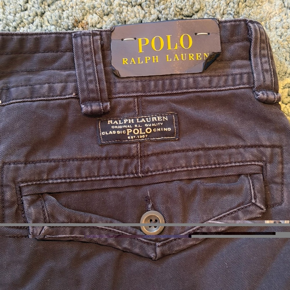 NWT Polo Ralph Lauren Cargo Shorts Classic Polo Chino Navy Blue Men's 40 Outdoor - Picture 13 of 13